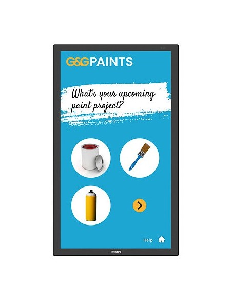 Philips 3000 series 24BDL3751T 00 visualizzatore di messaggi Pannello piatto interattivo 60,5 cm (23.8") LCD Wi-Fi 250 cd m²