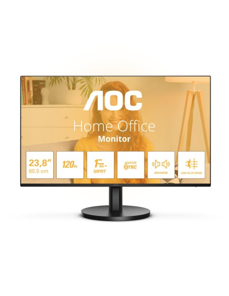 AOC B3 24B3QA2 Monitor PC 60,5 cm (23.8") 1920 x 1080 Pixel Full HD LED Nero