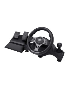 Trust GXT 289 Movi Nero USB Sterzo + Pedali Nintendo Switch, PlayStation 4, Xbox One S, Xbox One X, Xbox Series S, Xbox Series X