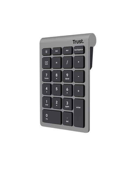 Trust Xalas tastierino numerico Laptop PC RF Wireless Argento