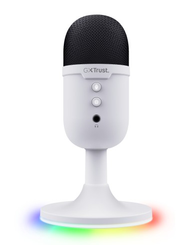 Trust GXT 234P Yunix Bianco Microfono da tavolo