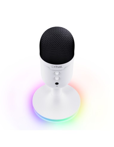 Trust GXT 234P Yunix Bianco Microfono da tavolo