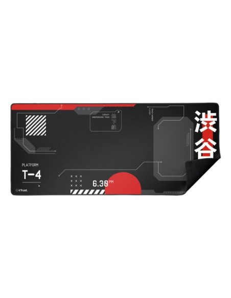Trust GXT 759 XXL Tappetino per mouse per gioco da computer Nero, Grigio, Rosso, Bianco