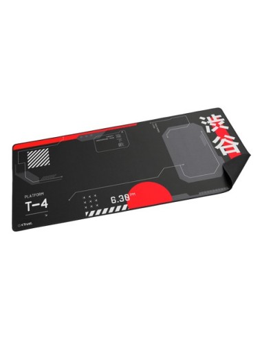 Trust GXT 759 XXL Tappetino per mouse per gioco da computer Nero, Grigio, Rosso, Bianco