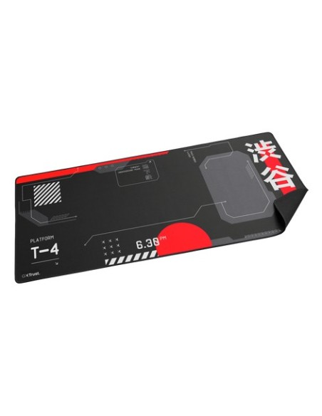 Trust GXT 759 XXL Tappetino per mouse per gioco da computer Nero, Grigio, Rosso, Bianco