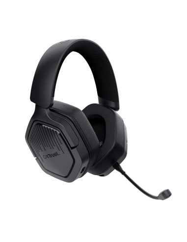 Trust GXT 493 Carus Auricolare Con cavo e senza cavo A Padiglione, Casco Gaming USB Type-C   USB Type-A Bluetooth Nero