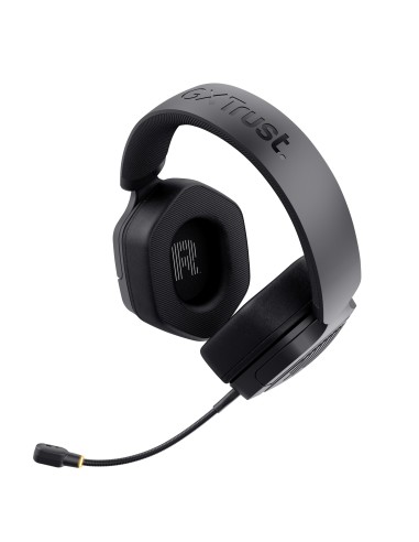 Trust GXT 493 Carus Auricolare Con cavo e senza cavo A Padiglione, Casco Gaming USB Type-C   USB Type-A Bluetooth Nero