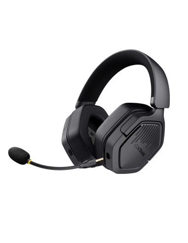 Trust GXT 493 Carus Auricolare Con cavo e senza cavo A Padiglione, Casco Gaming USB Type-C   USB Type-A Bluetooth Nero