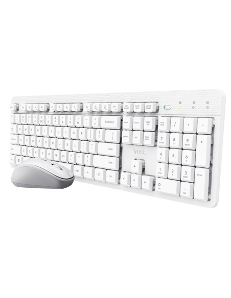 Trust Ody II tastiera Mouse incluso Casa ufficio RF Wireless Italiano Bianco