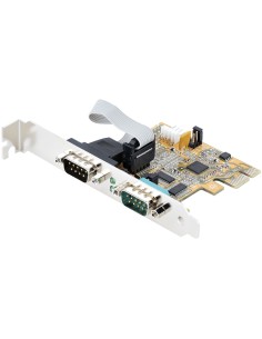 StarTech.com Scheda seriale PCI Express a due porte Scheda di interfaccia seriale da PCIe a 2x RS232 (DB9), Scheda PCIe per PC