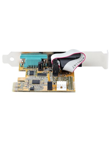 StarTech.com Scheda seriale PCI Express a due porte Scheda di interfaccia seriale da PCIe a 2x RS232 (DB9), Scheda PCIe per PC