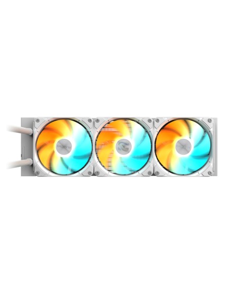 GIGABYTE GAMING 360 ICE Raffreddamento Liquido per CPU - 3x120 mm Ventole ARGB, Meccanismo di bloccaggio a scorrimento,