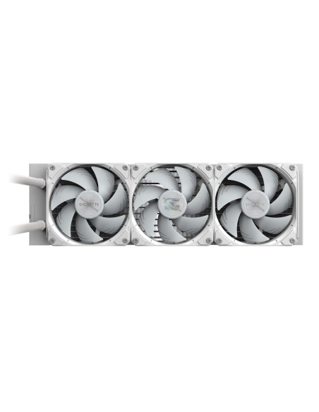 GIGABYTE GAMING 360 ICE Raffreddamento Liquido per CPU - 3x120 mm Ventole ARGB, Meccanismo di bloccaggio a scorrimento,