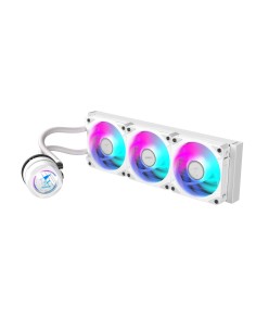 GIGABYTE AORUS WATERFORCE II 360 ICE Raffreddamento a liquido per CPU AIO - 3x ventole ARGB da 120 mm, meccanismo a incastro, 2