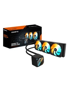 GIGABYTE GAMING 360 Raffreddamento Liquido per CPU - 3x120 mm Ventole ARGB, Meccanismo di bloccaggio a scorrimento,
