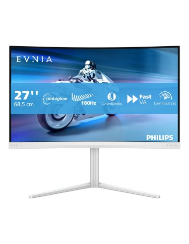 Philips Evnia 5000 27M2C5201L 00 LED display 68,6 cm (27") 1920 x 1080 Pixel Full HD LCD Bianco