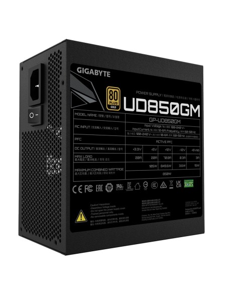 GIGABYTE UD850GM alimentatore per computer 850 W 20+4 pin ATX ATX Nero