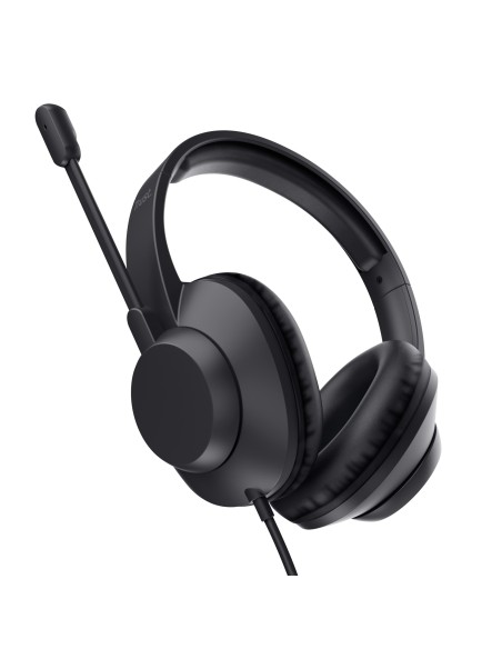Trust Ayda Max USB Auricolare Cablato A Padiglione Ufficio USB Type-C   USB Type-A Nero
