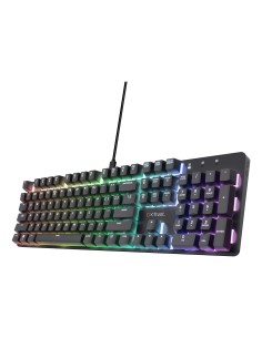Trust GXT 871 Zora tastiera Gaming USB Italiano Nero