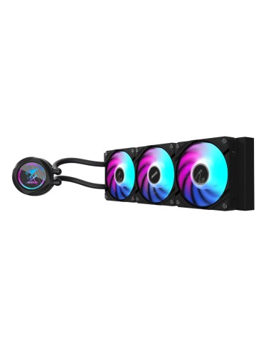 GIGABYTE AORUS WATERFORCE II 360 AIO Raffreddamento a liquido per CPU - 3x ventole ARGB da 120 mm, meccanismo a incastro,