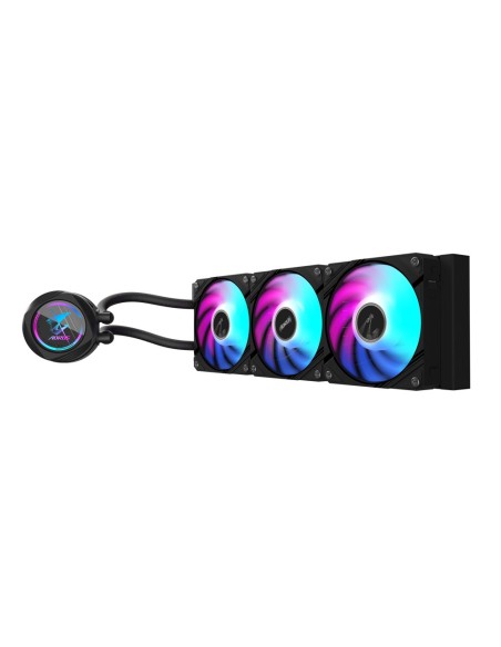 GIGABYTE AORUS WATERFORCE II 360 AIO Raffreddamento a liquido per CPU - 3x ventole ARGB da 120 mm, meccanismo a incastro,