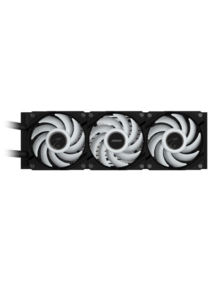 GIGABYTE AORUS WATERFORCE II 360 AIO Raffreddamento a liquido per CPU - 3x ventole ARGB da 120 mm, meccanismo a incastro,