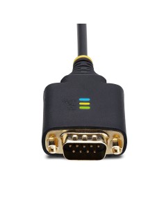 StarTech.com 2P6FFC-USB-SERIAL adattatore per inversione del genere dei cavi USB-A 2 x DB-9 RS-232 Nero, Grigio 2