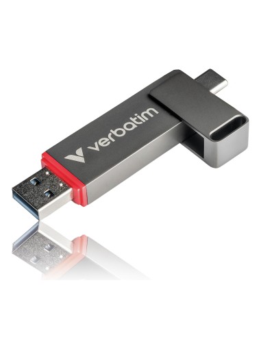 Verbatim Dual QuickStick unità flash USB 1 TB USB Type-A   USB Type-C 3.2 Gen 1 (3.1 Gen 1) Grigio