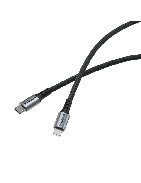 Verbatim 31844 cavo Lightning 1,2 m Nero