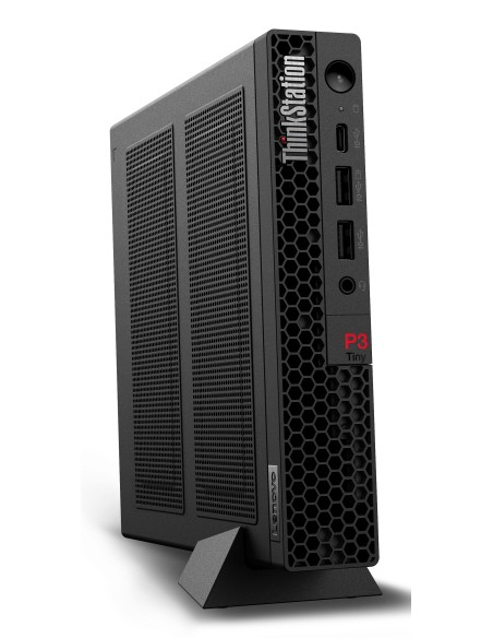 Lenovo ThinkStation P3 Tiny Intel® Core™ i7 i7-14700T 32 GB DDR5-SDRAM 1 TB SSD NVIDIA RTX A400 Windows 11 Pro Mini PC Nero