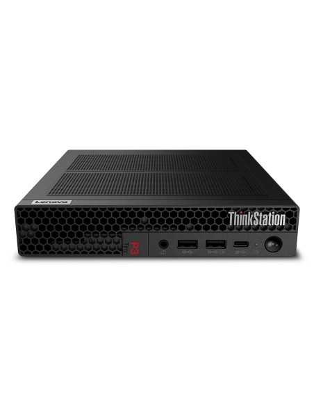 Lenovo ThinkStation P3 Tiny Intel® Core™ i7 i7-14700T 32 GB DDR5-SDRAM 1 TB SSD NVIDIA RTX A400 Windows 11 Pro Mini PC Nero
