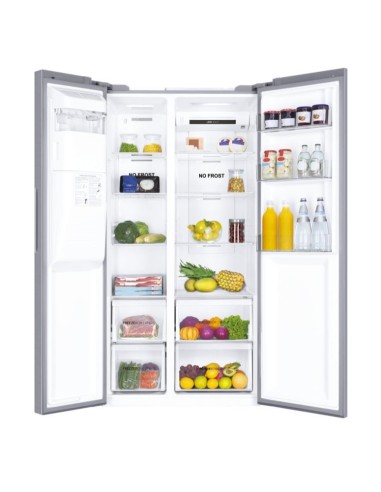 Haier SBS 90 Serie 3 HSOGPIF9183 frigorifero side-by-side Libera installazione 515 L F Argento