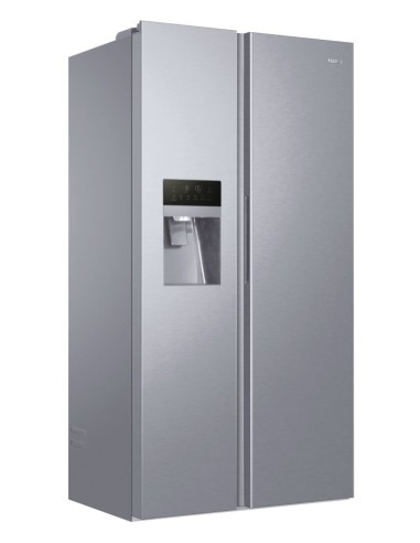 Haier SBS 90 Serie 3 HSOGPIF9183 frigorifero side-by-side Libera installazione 515 L F Argento