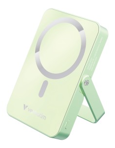 Verbatim Charge 'n' Go Magnetic Wireless Polimeri di litio (LiPo) 10000 mAh Carica wireless Verde