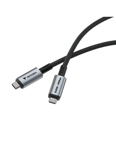 Verbatim 31847 cavo USB USB4 Gen 2x2 1,2 m USB C Nero