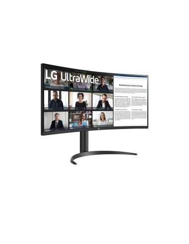 LG 34BR55QC-B Monitor PC 86,4 cm (34") 3440 x 1440 Pixel Wide Quad HD LCD Nero