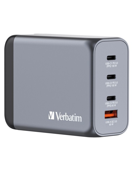 Verbatim GNC-200 Universale Nero, Grigio AC Ricarica rapida Interno