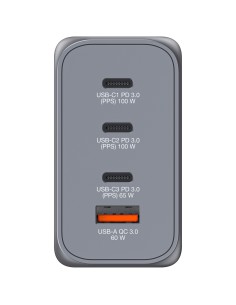 Verbatim GNC-200 Universale Nero, Grigio AC Ricarica rapida Interno 2