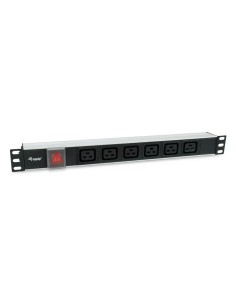 Equip 333319 unità di distribuzione dell'energia (PDU) 6 presa(e) AC 1U Nero