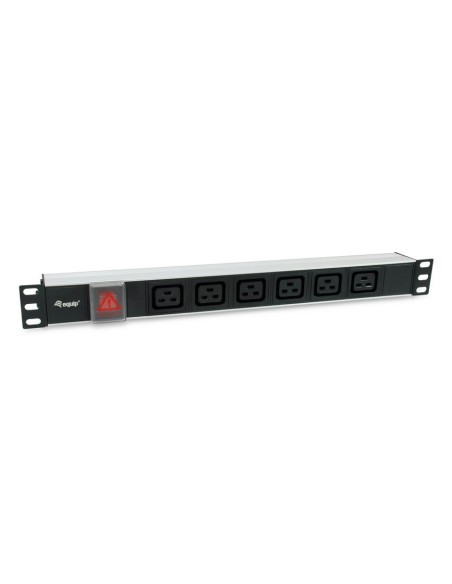 Equip 333319 unità di distribuzione dell'energia (PDU) 6 presa(e) AC 1U Nero