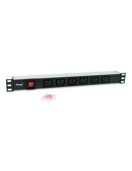 Equip 333319 unità di distribuzione dell'energia (PDU) 6 presa(e) AC 1U Nero
