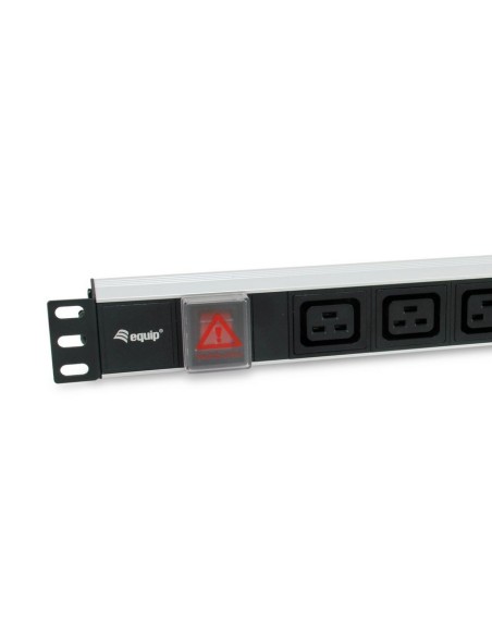 Equip 333319 unità di distribuzione dell'energia (PDU) 6 presa(e) AC 1U Nero