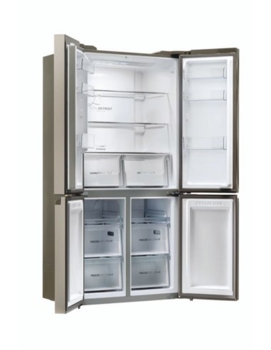 Haier Cube 90 Serie 5 HCR5919FOPG frigorifero side-by-side Libera installazione 528 L F Grigio