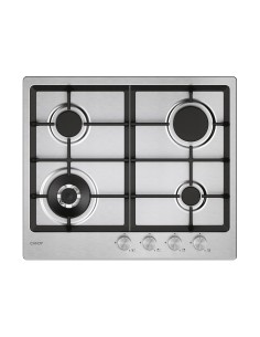 Candy Moderna CHG6BF4WTX Acciaio inox Da incasso 60 cm Gas 4 Fornello(i)