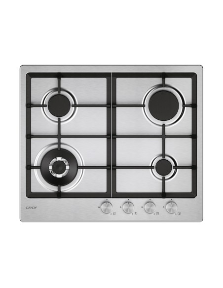 Candy Moderna CHG6BF4WTX Acciaio inox Da incasso 60 cm Gas 4 Fornello(i)