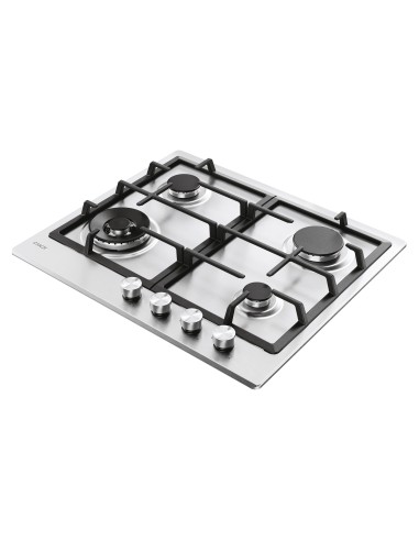 Candy Moderna CHG6BF4WTX Acciaio inox Da incasso 60 cm Gas 4 Fornello(i)