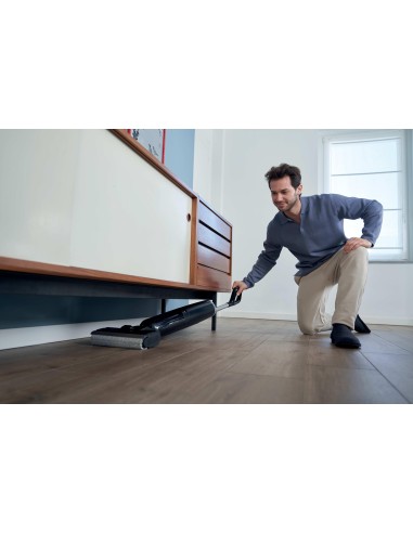 Hoover HW300 011 Aspirapolvere a bastone 2 in 1 Batteria Secco e bagnato Senza sacchetto 220 W Nero, Argento