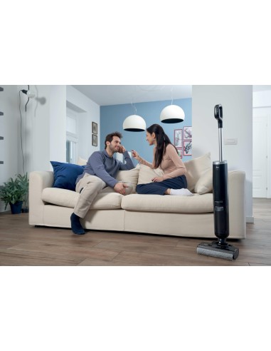 Hoover HW300 011 Aspirapolvere a bastone 2 in 1 Batteria Secco e bagnato Senza sacchetto 220 W Nero, Argento