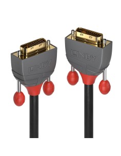 Lindy 36223 cavo DVI 3 m DVI-D Nero