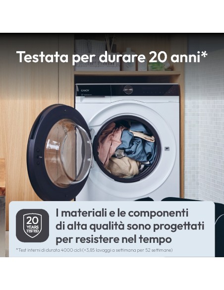 Candy BS 49B9-S lavatrice Caricamento frontale 9 kg 1400 Giri min Nero, Bianco